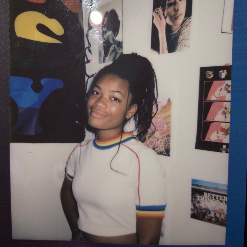 Super cute urban outfitters rainbow crop top!